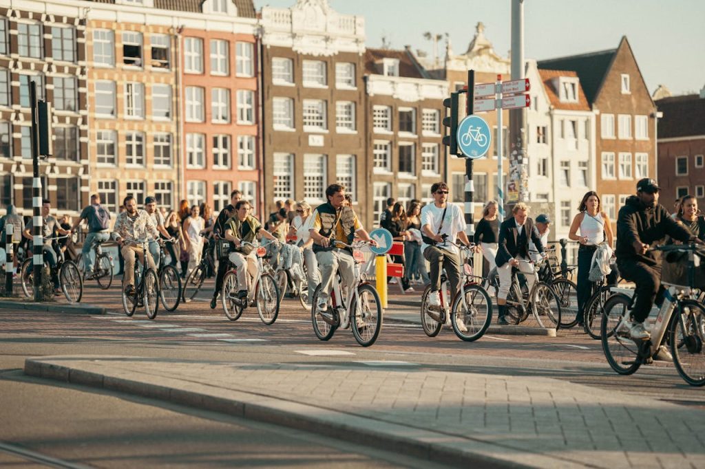 biking-through-amsterdam